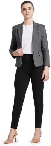 Balleay Sanat Slacks Kadınlar için Ofis Streç rahat pantolon Sıska Bacak 4 Cepli Slacks Ofis Pantolon İş Rahat