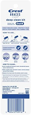 Diş Arası Diş Fırçası ile Kret Diş Teli Bakımı Derin Temizlik Seti, 1 Adet