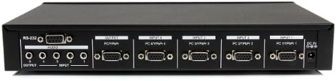 StarTech.com RS232 kontrollü 4 Portlu VGA Video Ses Anahtarı - 4 Portlu VGA Anahtarı - VGA Video Anahtarı - VGA Anahtarı