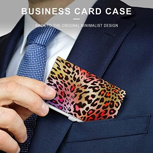 Hayvan Baskı İş kart tutucu Cep kartvizit kutusu İnce Kart Cüzdan Erkekler Kadınlar için