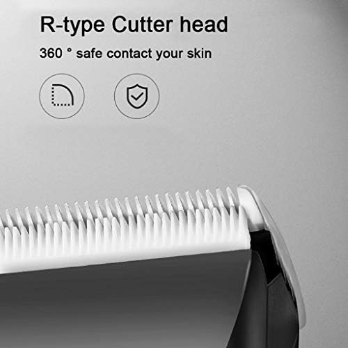 TREXD Elektrikli Saç Kesme Makinesi Saç Kesim Akülü Berber Profesyonel Tam Set Adam Berber Saç Düzeltici Led Ekran