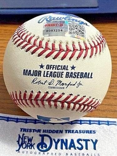 DWİGHT GOODEN 6 İMZALI OML BEYZBOL İMZALADI! Mets, Yankees, Kızılderililer TRİSTAR İmzalı Beyzbol Topları