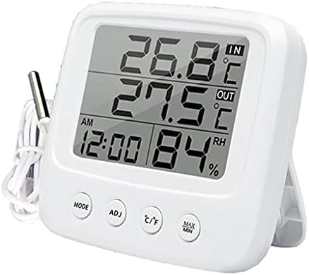 UXZDX LCD dijital sıcaklık nem ölçer arka ışık ev kapalı elektronik higrometre termometre hava istasyonu bebek odası