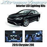 Chrysler 200 2015 için Xtremevision İç LED + (11 Adet) Soğuk Beyaz İç LED Kiti + Kurulum Aracı
