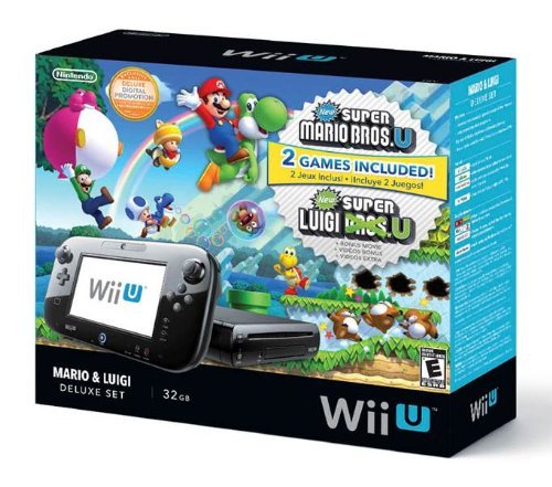 Nintendo Wii U Deluxe Seti: Süper Mario Kardeşler U ve Luigi U (32 GB) (Yenilendi)