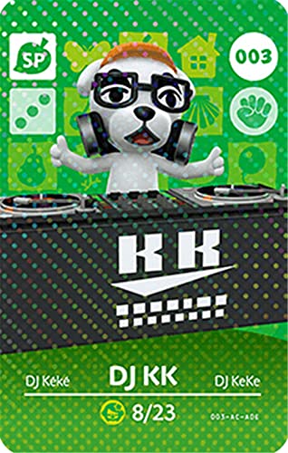 DJ KK - JORDEN Animal Crossing Mutlu Ev Tasarımcısı Amiibo Kartı - JORDEN Tarafından 003